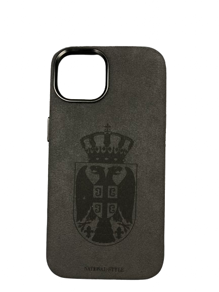 Alcantara IPhone Case von National-Style (Serbisches Wappen)