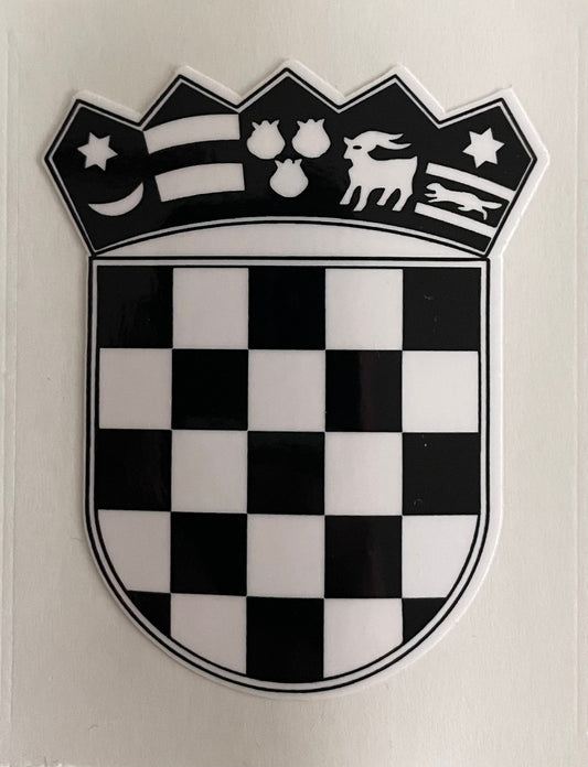 SymboLux Autoaufkleber "Kroatisches Wappen"