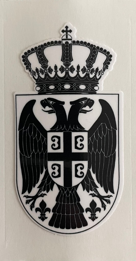 SymboLux Autoaufkleber "Serbisches Wappen"